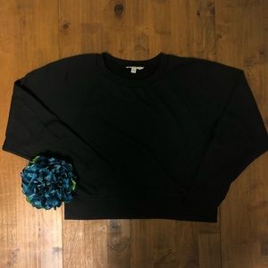 AEO Crop Lightweight Crew Sweatshirt